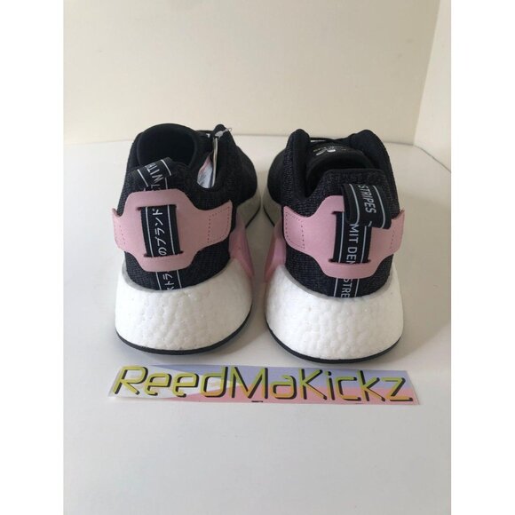 Adidas Nmd R2 Black Pink womens 10us - Picture 4 of 4